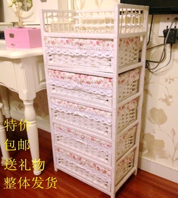 收纳藤编收纳柜618大促
