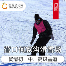 滑雪自驾门票 营口何家沟滑雪场 初中高级雪道 甜程旅行网