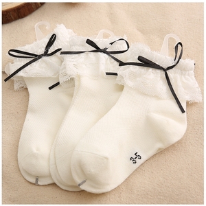 女童花边蕾丝公主袜