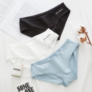 3条少女纯棉性感内裤