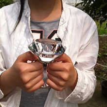 钻石大戒指 婚庆布景求婚道具情人节礼品送朋友礼物 水晶超大钻戒