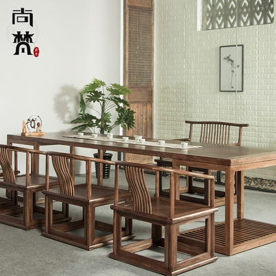榆木餐桌茶桌品牌巨惠