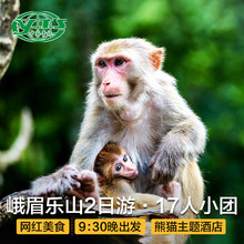 成都峨眉山金顶乐山大佛纯玩跟团2二/两日旅游可选船游登山/小团