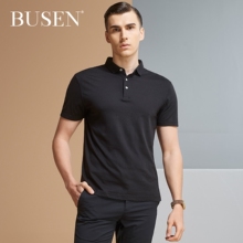 POLO衫 翻领抗皱半袖 短袖 商务青年男士 T恤衫 BUSEN步森男装