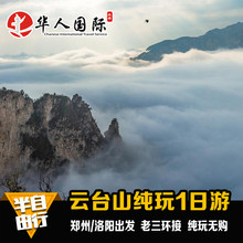 洛阳出发 焦作云台山一日游跟团游河南郑州旅游1日游含门票 郑州