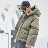 冬季连帽短款加厚棉衣男青年韩版ulzzang宽松bf棉服面包服外套潮