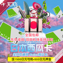 包邮 Suica东京交通卡地铁卡购物一卡通东日本JR 全国 日本西瓜卡