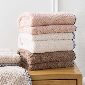 日本珊瑚绒加厚大毛巾