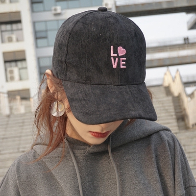 夕慕 2018年春款新款棒球帽鸭舌帽女韩版可爱帽子女百休闲搭