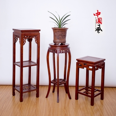 中式花架实木榆木客厅多少钱