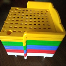 幼儿园塑料床儿童单人午睡床宝宝可折叠小床幼儿可折叠塑料床 新款