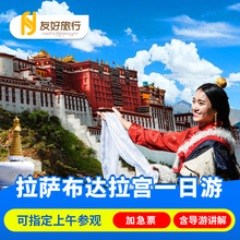 西藏旅游拉萨一日游布达拉宫大昭寺1日游跟团游布达拉宫门票