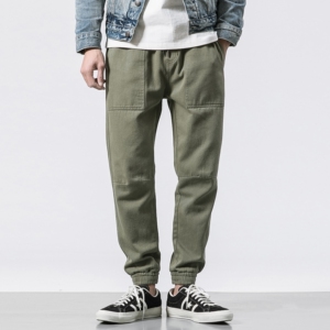 男士九分裤子百搭休闲裤