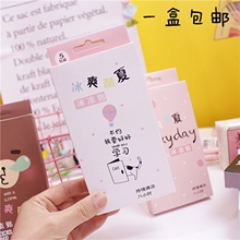 韩国夏季可爱冰凉贴儿童成人降温消暑凉爽贴片学生军训卡通清凉贴