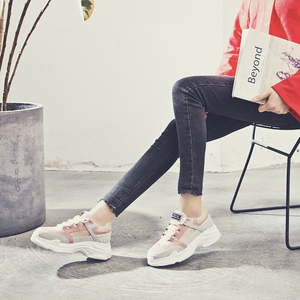 2018春新款韩版松糕鞋