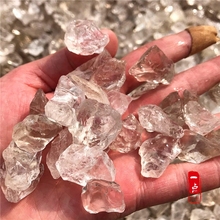 白水晶大颗粒碎石原矿祼石消磁净化 纯天然白水晶茶水晶原石原矿