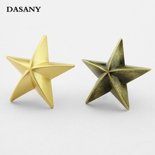 金属立体金色五角星徽章定制 饰道具 胸章帽徽装 领徽胸针饰品定做