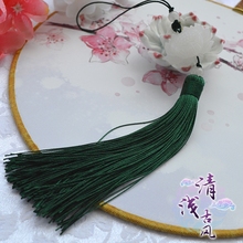 清浅古风白玉莲花扇坠汉服配饰笛坠萧坠玉佩流苏挂件包挂手机挂件