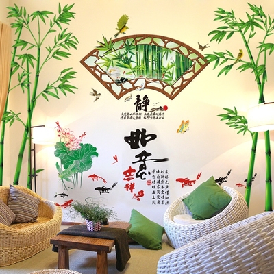 客厅贴画风景双十二