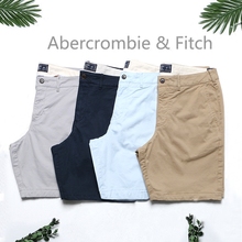 Fitch 现货 夏2018男af弹力沙滩宽松休闲短裤 Abercrombie 美国正品