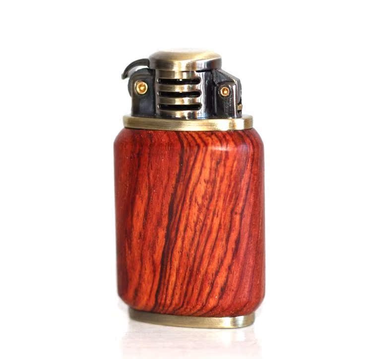 佐罗煤油打火机木质老九门同款复古打火机紫檀