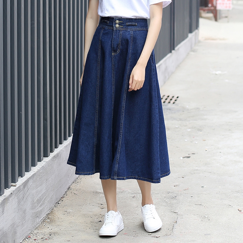 牛仔背带裙牛仔裙夏季女2018新款韩版学生中