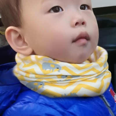 男童女童围脖脖套韩版潮套头婴儿宝宝秋冬季小孩全棉保暖儿童围巾