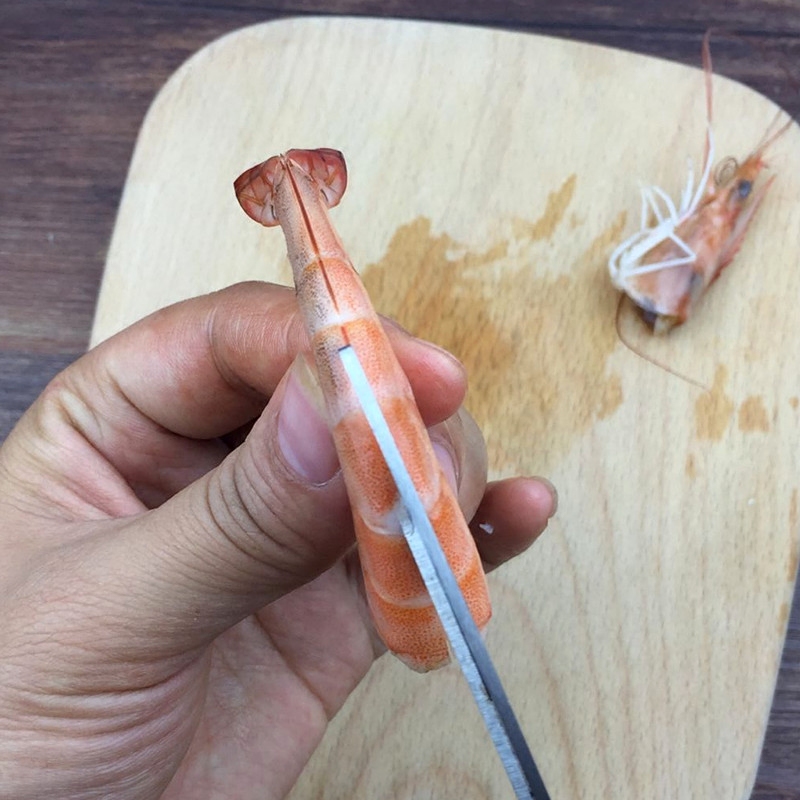 虾线工具剥小龙虾皮去虾壳剪刀剖鱼肚清理虾肠