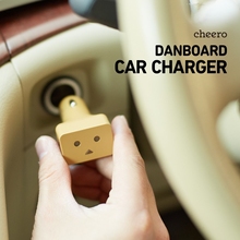 DANBOARD呆萌可爱阿楞车载充电头双口侧插 日本cheero新款