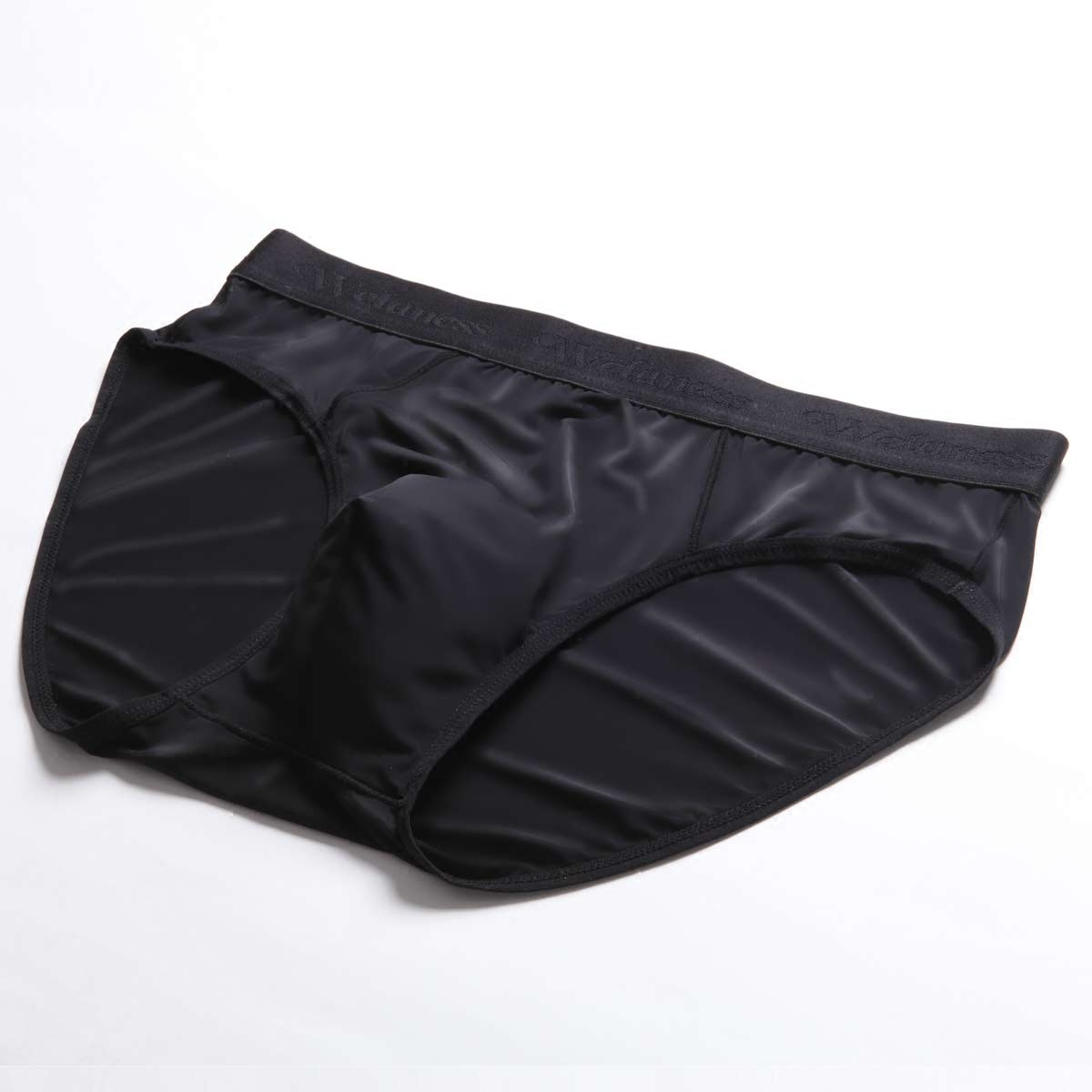 3条装盒装冰丝男士内裤三角裤半透明U凸超薄