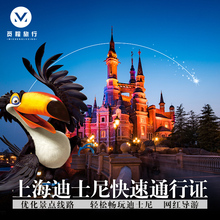 上海迪士尼快速通行证FP卡33VIP迪士尼门票服务 免排队 尊享卡