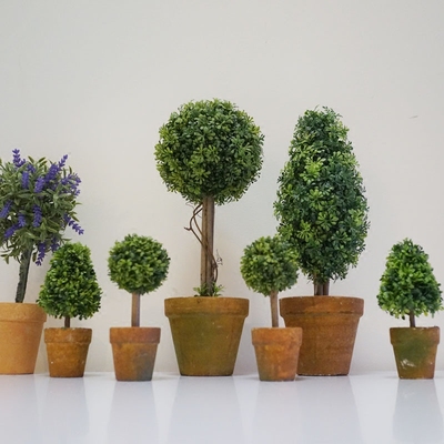 绿树成荫 仿真绿植球绿色植物 装饰摆件 Lmdec客厅搁板插花仿真花
