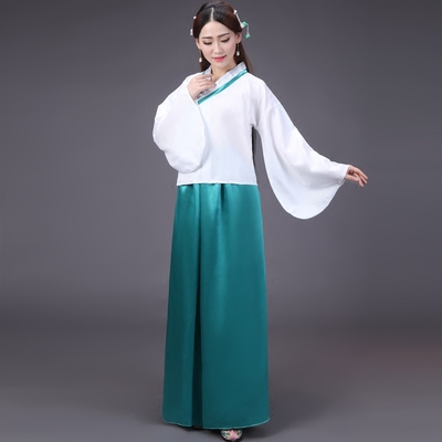 毕业典礼新款式改良汉服女装袄裙交领襦裙复古中国风合唱表演服