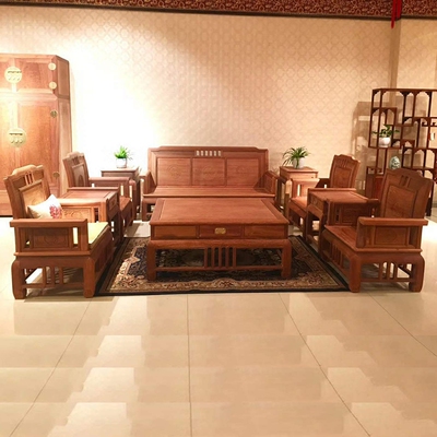 木沙发现代中式花梨木在哪买