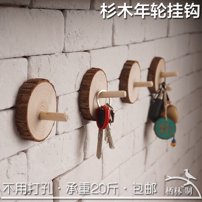 实木壁挂衣帽钩年中大促