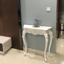 玄关台靠墙桌半圆玄关台装 欧式玄关桌子玄关柜时尚 饰桌简约门厅柜