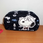 手拿包化妝包收納包女包包 牛仔布 Snoopy史努比 日本Peanuts正品