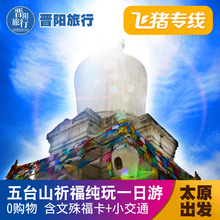飞猪专线自营山西旅游五台山一日游跟团太原出发纯玩无购物含门票