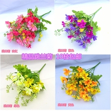 小雏菊仿真花跳兰菊假花客厅单束装饰花多色野菊花绢花
