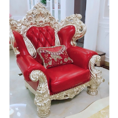 沙发红色皮实体店