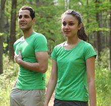 正品EAMKEVC伊凯文户外coolmax快干透湿男女款情侣短袖速干T恤衫