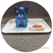 2指对捏存钱罐 早教中心幼儿园上课蒙氏教具 储钱罐 塞金币塞硬币