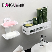 吸盘双层肥皂盒沥水粘胶吸壁卫生间壁挂创意浴室香皂置物架免打孔