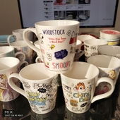 出口时尚创意马克杯子陶瓷简约水杯咖啡杯可爱卡通牛奶咖啡杯茶杯