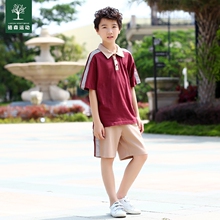 东莞大岭山中小学校服 东莞市大岭山镇中小学生统一校服纯棉夏季装