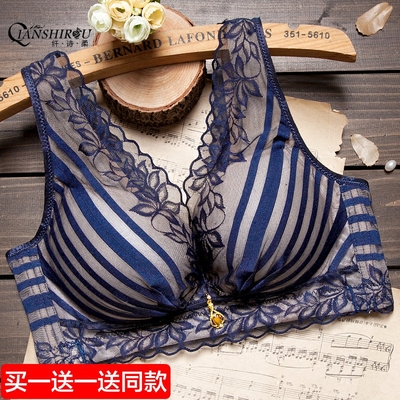 背心式聚拢小胸胸罩上托性感大码美背女士内衣调整型无钢圈文胸