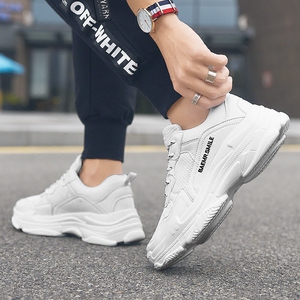 夏季透气男士运动小白潮