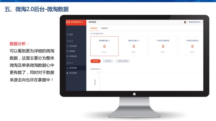 微淘管理后台数据分析