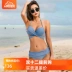 Áo tắm nữ hàn quốc xẻ tà bikini trong gió kỳ nghỉ gợi cảm thép hỗ trợ thu thập dây áo tắm suối nước nóng ba điểm Bikinis