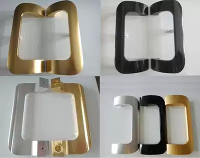 Solid glass door handle, wooden door handle, heavy-duty sliding door handle, aluminum alloy armrest